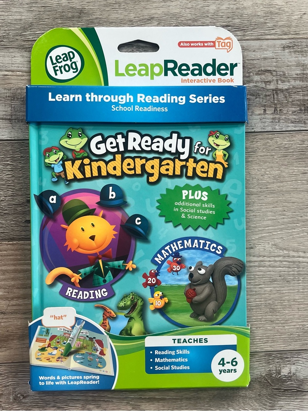 NWT Leap Frog Leap Reader Interactive Book- Get Ready For Kindergarten